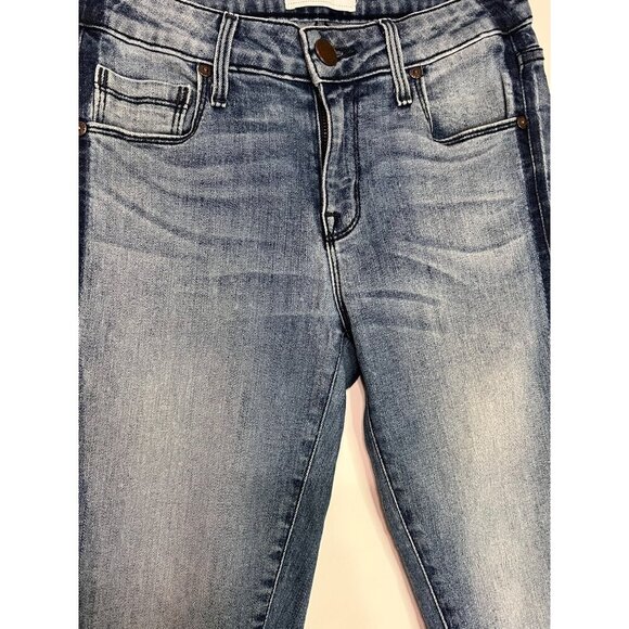 Parker Smith Twisted Seam Cropped Skinny Jeans in Ocean Side Size 24 - Picture 5 of 11